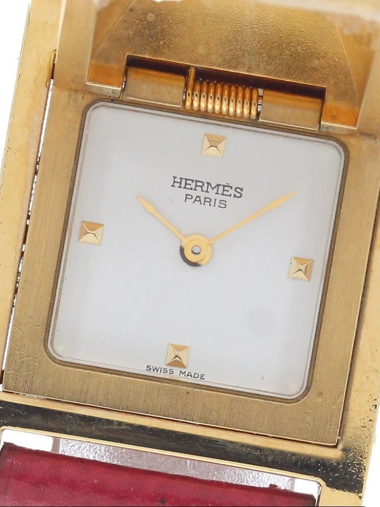 Hermes Medor White Dial Quartz Ladies Watch